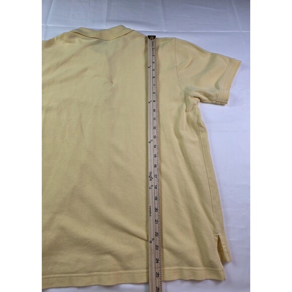 IZOD Men’s Medium Yellow Short Sleeve Shirt - Picture 5 of 7